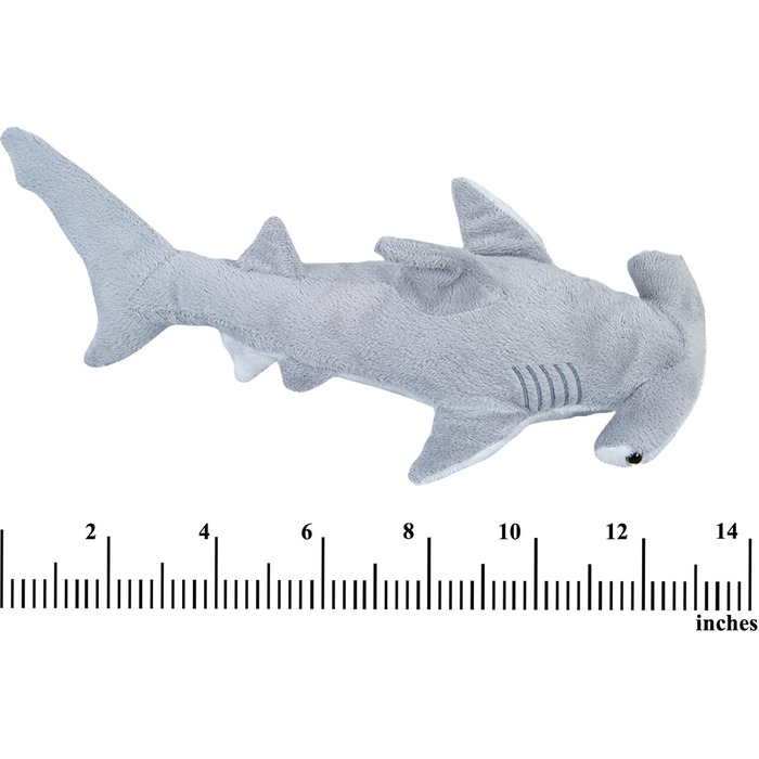 Плюшевий набір акул Bedwina, мако та акула-молот, 35х33 см