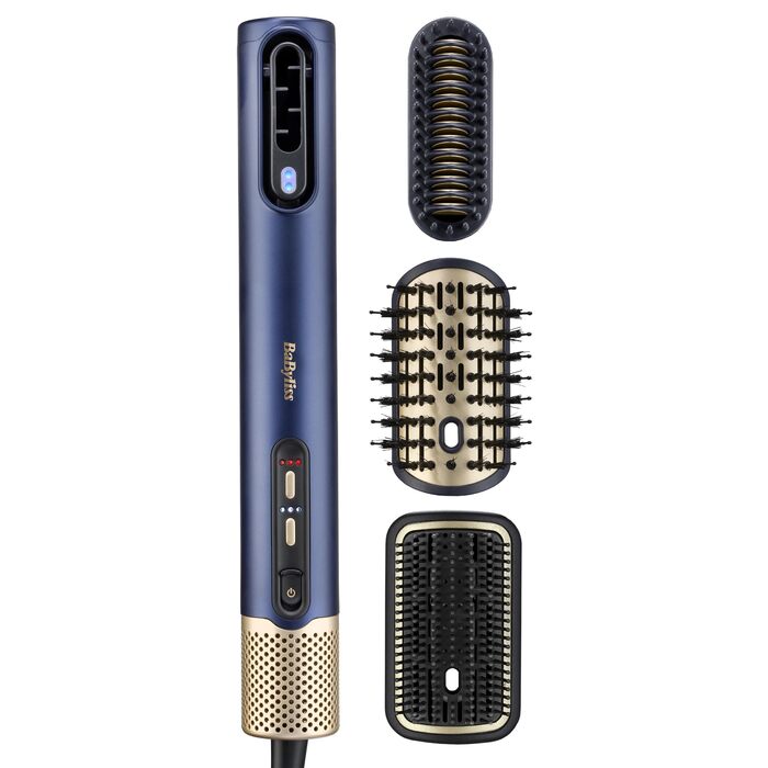 Мультистайлер BaByliss Air Wand фен, випрямляч та стайлер 3-в-1, синій гладкість та об'єм (для всіх типів волосся)