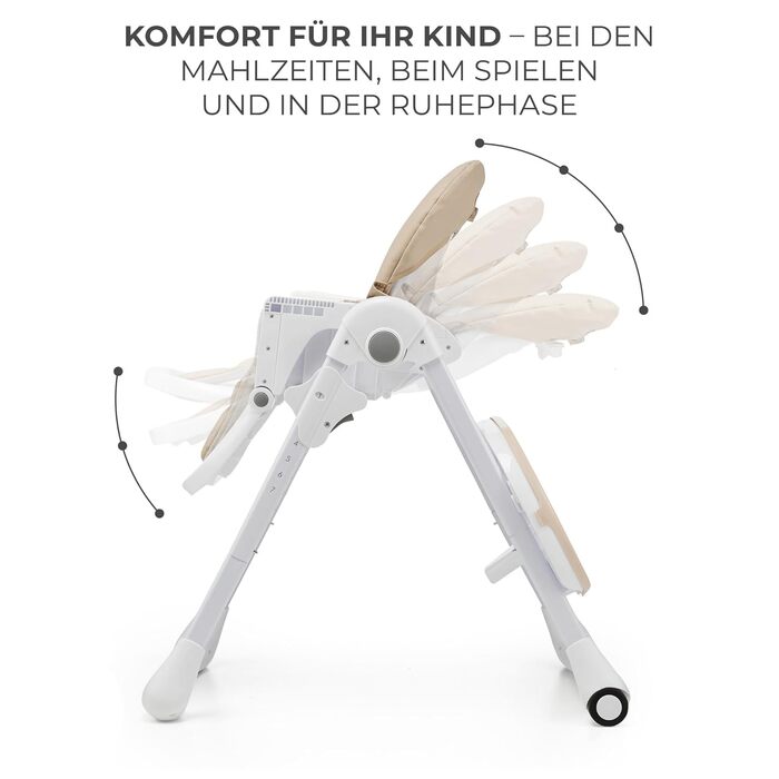 Стільчик для годування Kinderkraft TUMMIE 2 в 1, стільчик для годування, дитячий стільчик, комбінований стільчик для годування, з