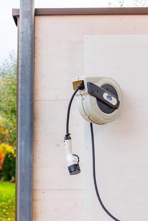 Як - Котушка Schwabe для зарядного кабелю електромобіля типу 2 8 м - 11 кВт / 400 В / 16 А / 3-фазна - Котушка для зарядного кабел