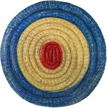 Набір мішеней Stronghold 65 см з підставкою – солом'яна мішень для стрільби з лука, арбалета та метання ножів