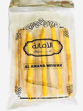 Зубна щітка Siwak - Meswak - Sewak - Дерев'яна зубна щітка Зубна щітка, 12 шт., Premium Miswak -