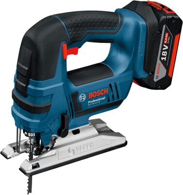 Акумуляторний лобзик Bosch Professional 18V System GST 18V-LI B (версія для підвішування, глибина різання деревини/алюмінію/металу