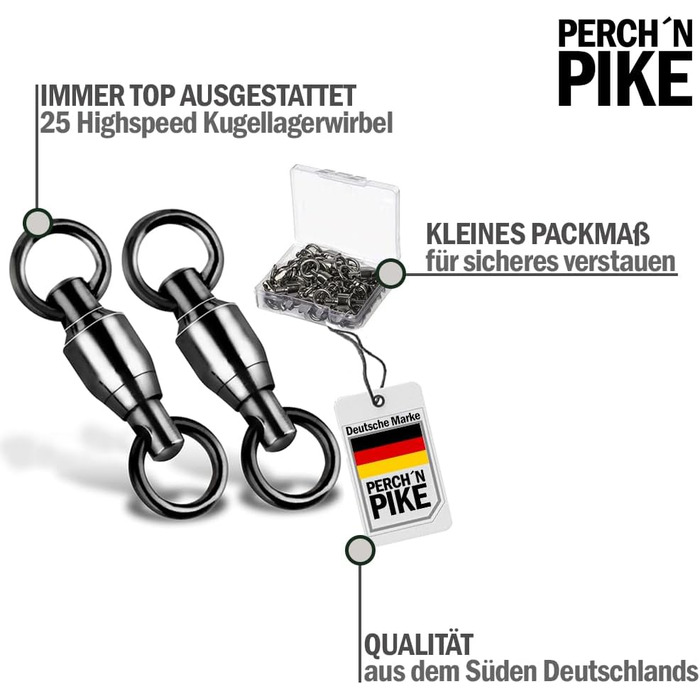 Високошвидкісні вертлюги з нержавіючої сталі на підшипниках, кранові вертлюги з міцністю на розрив 14-190 кг, рибальські снасті для лову сома, рибальські вертлюги для лову сома 4 - міцність на розрив 47 кг