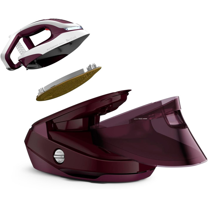 Парова прасувальна станція Tefal GV9810 Pro Express Vision Розумне світлодіодне підсвічування на прасці потужний тиск 8,3 бар 180