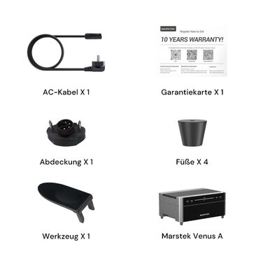 Сонячна балконна електростанція Marstek Venus A з накопичувачем/інвертором/лічильником, 0 ПДВ, сонячний акумулятор LiFePO4 ємністю 2120 Втгод, 4 MPPT-термінали на вході 2,4 кВт та на виході 1,2 кВт, 6000 циклів зарядки, керування через додаток, IP65, 2120