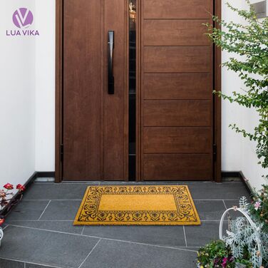 Кокосовий килимок для дверей - Класичний - 40x70 см - Килимок для дверей для приміщень та вулиці - Килимок для передніх дверей - Вуличний килимок - Килимки для дверей - Кокосовий килимок для дверей