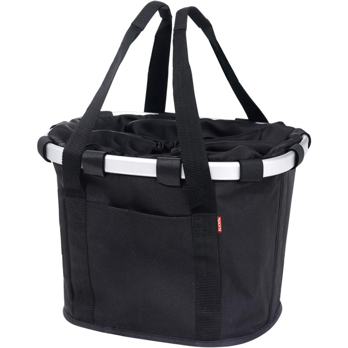 Велосипедна сумка KLICKfix Bikebasket чорного кольору