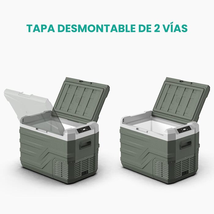 Портативний електричний холодильник 44 л, портативний холодильник 12 В/24 В постійного струму 100 240 вольт змінного струму для ав