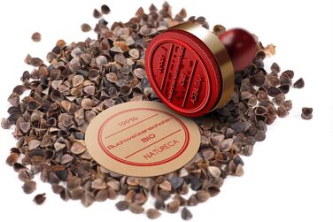 Гречана подушка, подушка для шиї, гречана подушка для голови від болю в шиї, подушка для сну на боці з бамбуковими наволочками, подушка для підтримки шиї з гречаної лушпиння, ортопедична подушка (40x80 см)