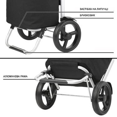 Cумка-візок ShoppingCruiser Allround Black (650064)
