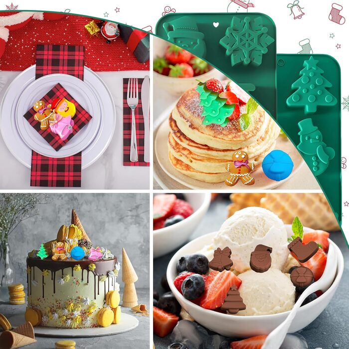 Силіконова форма з 2 елементів для випічки різдвяних тістечок Mein HERZ