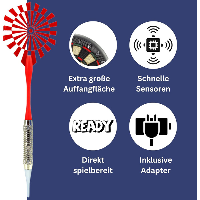 Найкращий спортивний електронний дартс у Блекпулі Електронний дартс зі світлодіодними дисплеями Електронний дартс з 12 дротиками та запасними наконечниками Високоякісний дартс-машина для 8 гравців