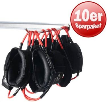 Еспандери для гомілковостопного суглоба Dittmann, 10 шт., червоні/міцні