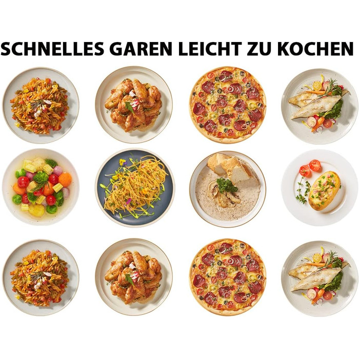 Мікрохвильова піч Toshiba MW2-MG20PF(BK)/GE 800 Вт з хрустким грилем і функцією комбінованого приготування, 5 рівнів потужності, потужність гриля 1000 Вт, чорний гриль 20 л чорний