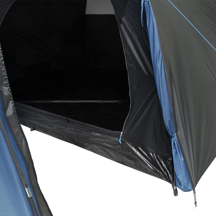 Намет Cetona 4 особи 170 см Купольний намет Вітальня Бічний вхід Висота над головою Водонепроникний 3000 мм Синій сірий