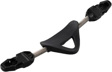 Ремінці для ласт з нержавіючої сталі для дайвінгу, ремінці для ласт з нержавіючої сталі, 2 ремінці для банджі-дайвінгу, нековзні ремінці для ласт, хороша міцність, для Cressi, Mares Fin (M, чорний) M Чорний