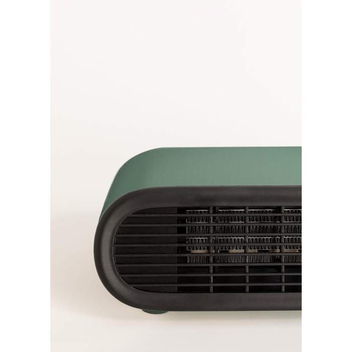 Настінне або підлогове опалення з Wi-Fi, шавлійно-зелений/Керування за допомогою застосунку, до 20 м, виявлення відкриття вікна, захист від нахилу, 3 режими, РК-дисплей, 2000 Вт