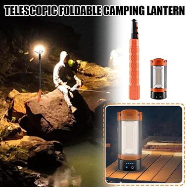 Ліхтар для кемпінгу з підставкою Акумуляторний Ліхтар для кемпінгу 1000 люмен Світлодіодний ліхтар-штатив Водонепроникні магнітні ліхтарі для намету ємністю 10000 мАг, робочі ліхтарі-штативи з регульованою яскравістю та підставкою