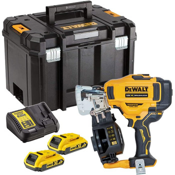 Безщітковий покрівельний котушковий цвяходер 18В 2х2,0Ач Li-Ion, 45RND2 XR