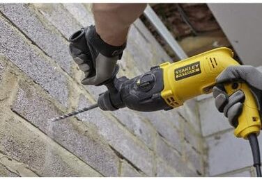 Ударний дриль-шуруповерт Stanley FatMax SDS-plus SFMEH210K (800 Вт, 2,4 Дж, з пневматичним ударним механізмом, обертання вправо/вл