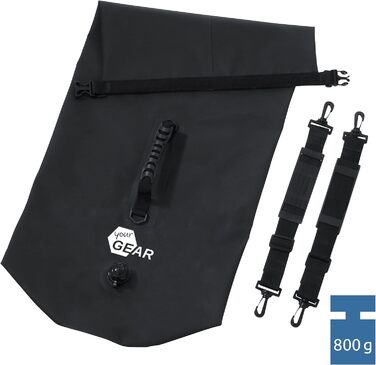 Ваш гермомішок GEAR 20 л 30 л Водонепроникний рюкзак 50 л Сухий мішок Речовий мішок Сумка Dunnage з плечовими ременями, ручкою для