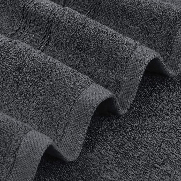 Набір рушників з 4-х рушників преміум-класу 100 бавовняні рушники кільцевого прядіння 69 х 137 см, дуже поглинаючі, м'які на дотик