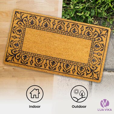 Кокосовий килимок для дверей - Класичний - 40x70 см - Килимок для дверей для приміщень та вулиці - Килимок для передніх дверей - Вуличний килимок - Килимки для дверей - Кокосовий килимок для дверей