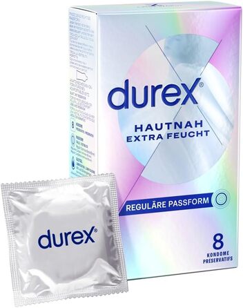 Презервативи Durex Skin Feel Extra Wet, ультратонкі, 8 шт