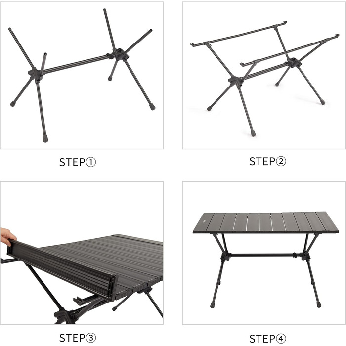 Кемпінговий стіл Naturehike, складний стіл з алюмінію, надлегкий кемпінговий стіл, маленький портативний кемпінговий стіл для саду, походів, кемпінгу