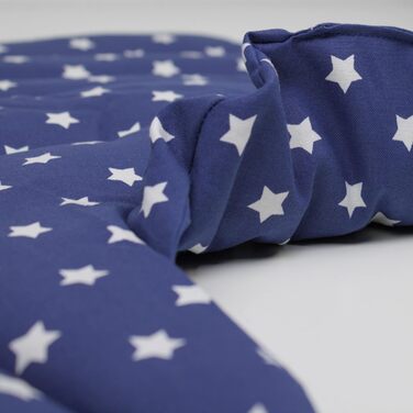 Подушка для шиї для шийного відділу хребта - шия плечі спина - зоряно-синя - ріпакова подушка - грілка для шиї