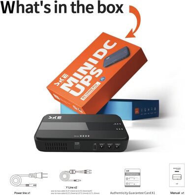 Джерело безперебійного живлення Mini UPS ДБЖ для роутерів, 10400mAh