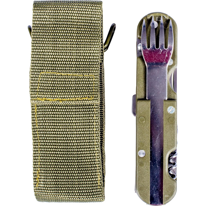 Столові прибори Cao для кемпінгу, включаючи захисний чохол