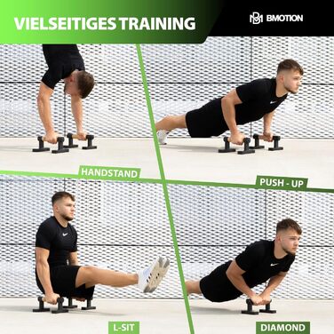 Дерев&39яні паралелети Mller & Blum, нековзні ручки для віджимань, високоякісне обладнання для калістеніки для використання в приміщенні та на вулиці, силові тренування з грифом для віджимань, міцні ручки для стійки на руках, віджимання