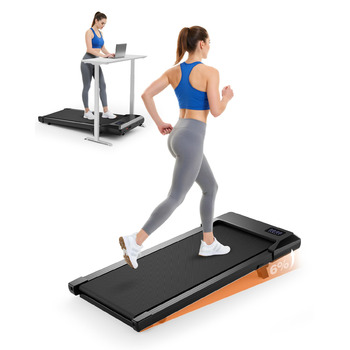 Ходовий килимок Superun з нахилом, макс. 159 кг/136 кг, бігова доріжка 2,5 к.с. для домашнього використання зі світлодіодним освітленням, тихий стіл для бігової доріжки з додатком та багатокористувацькою біговою доріжкою, 90 см, з нахилом 6, чорний