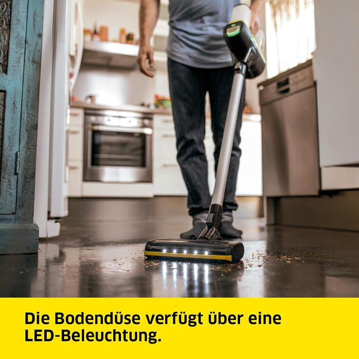 Акумуляторний пилосос Krcher VC 6 Cordless ourFamily, 2 рівні всмоктування, час роботи до 50 хв, вага 2,8 кг, акумулятор 25,2 В, н