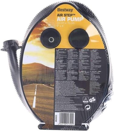 Надувний матрац Bestway, пляжне ліжко, 193 x 142 см (різнокольоровий ножний насос)