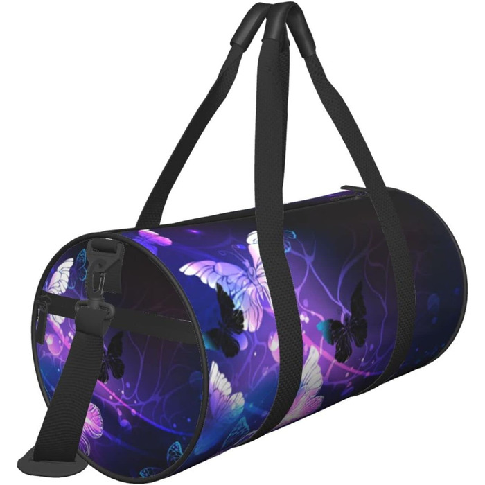 Дорожня сумка-циліндр з квітковим візерунком, спортивна сумка для чоловіків та жінок, сумка-мішок, спортивна сумка