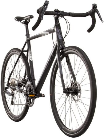 Чоловічий гравійний велосипед Airtracks 28 дюймів Whisper 5.0 2 x 9 Shimano SORA R3000 чорний - розміри рами 52 см та 56 см - модель 2026 56 см (зріст 180-195 см)