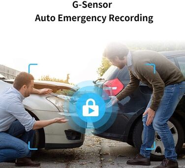 Автомобільна камера передній реєстратор FHD 1944P ADAS Cam Автомобільний відеореєстратор з голосовим управлінням, аварійний запис,