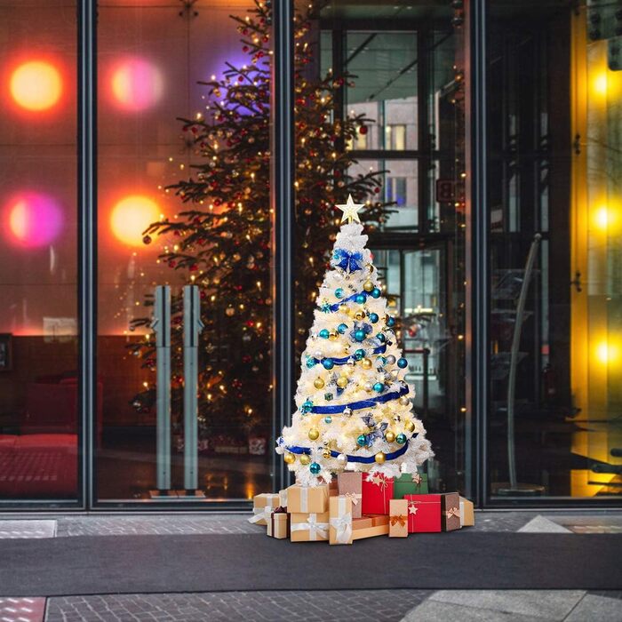 Штучна ялинка 150 см біла GOPLUS