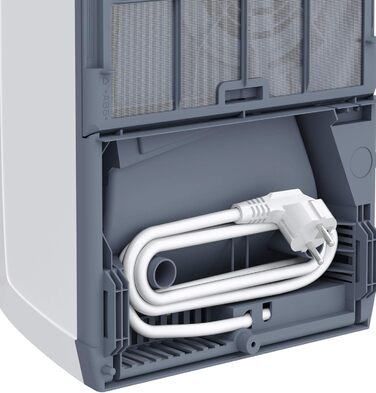 Керамічний вентилятор-обігрівач AEG VH 213, енергозберігаючий, 2000 Вт для приблизно 25 м, сертифікований TV, РК-дисплей, тижневий таймер, для ванної кімнати, 238296 пластик без таймера на 120 хв, одинарний