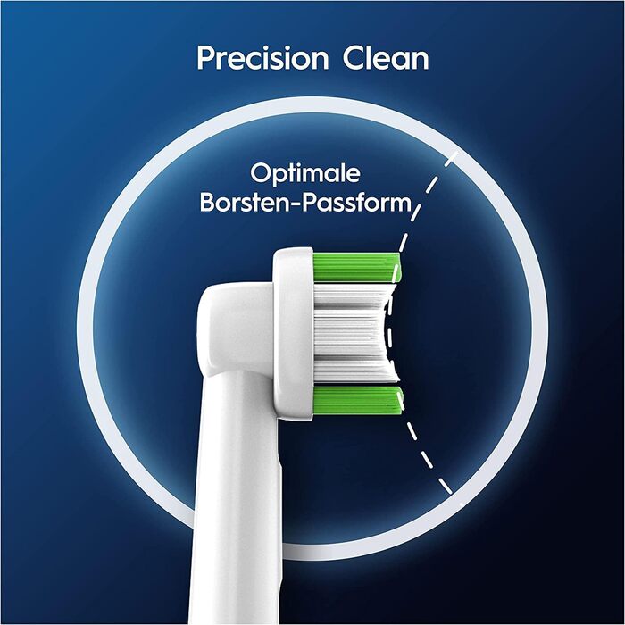 Щітки Oral-B Pro Precision Clean для електричної зубної щітки, 16 шт. , чищення зубів, X-щетина, оригінальна насадка для зубної щітки Oral-B, упаковка для поштової скриньки, розроблена в Німеччині 16 шт. (1 упаковка)