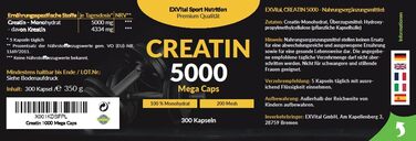 Креатин Mega Capsules 5000, 300 капсул