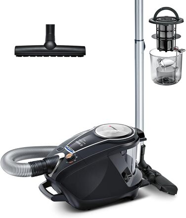 Пилосос без мішка ProSilence Series 8 BGS7MS64, пилосос, безшумний, гігієнічний фільтр, підлогова насадка для паркету, килима, пли