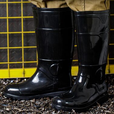 Чоловічі гумові чоботи для лабораторії, з теплою підкладкою, високі гумові чоботи до коліна, термоізоляція, чоботи без шнурівки для риболовлі, полювання та садівництва, нековзні водонепроникні гумові чоботи, W, 39 1/3 EU