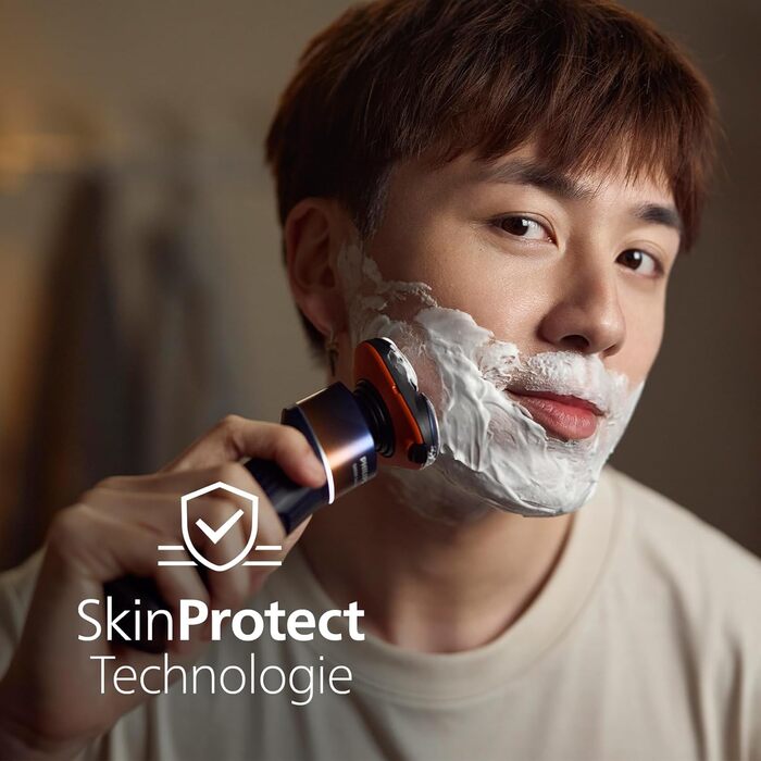 Електробритва для вологого та сухого гоління, технологія Skin Protect, гнучка бритвена головка, що обертається на 360 градусів, швидка зарядка 1 година/5 хвилин (модель X5012/00), 5000X