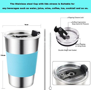 Набір столових приборів для кемпінгу, посуд з нержавіючої сталі для 1-2 осіб, кемпінговий посуд, мірний набір, повний набір столових приборів 12-в-1 з сітчастою сумкою для кемпінгу, походів, піших прогулянок