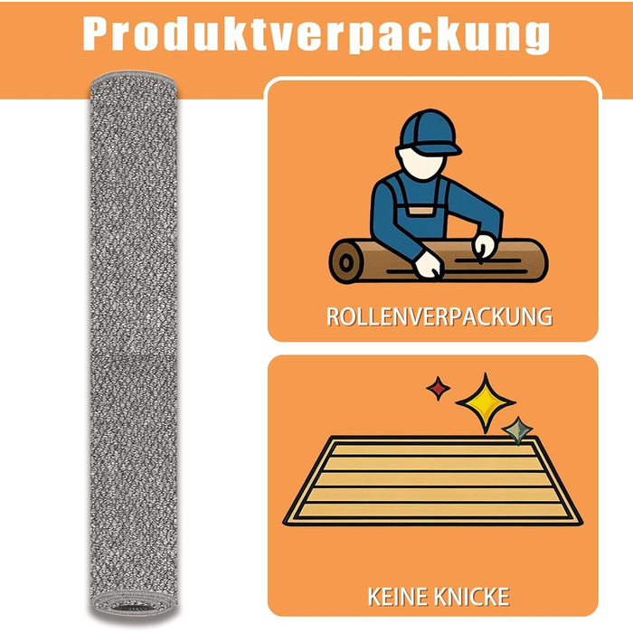 Килимок для внутрішніх приміщень, що вловлює бруд, 80x100 см, нековзний килимок для зовнішнього та внутрішнього використання, що миється, водонепроникний вхідний килимок, абсорбуючий килимок для вхідних дверей та дверей (сірий, 80 x 100 см)