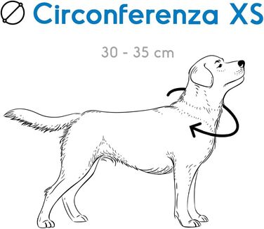 Нашийник для собак Ande міцний нейлоновий світловідбиваючі елементи пластикова застібка колір червоний розмір XS 1,5 см обхват 30-35 см червоний XS - 1,5 смОбхват 30-35 см